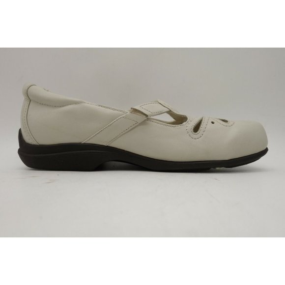 PW Minor Tia Beige Leather Adjustable Slip On Driving Loafers Shoes Womens 6.5 M - Picture 5 of 11